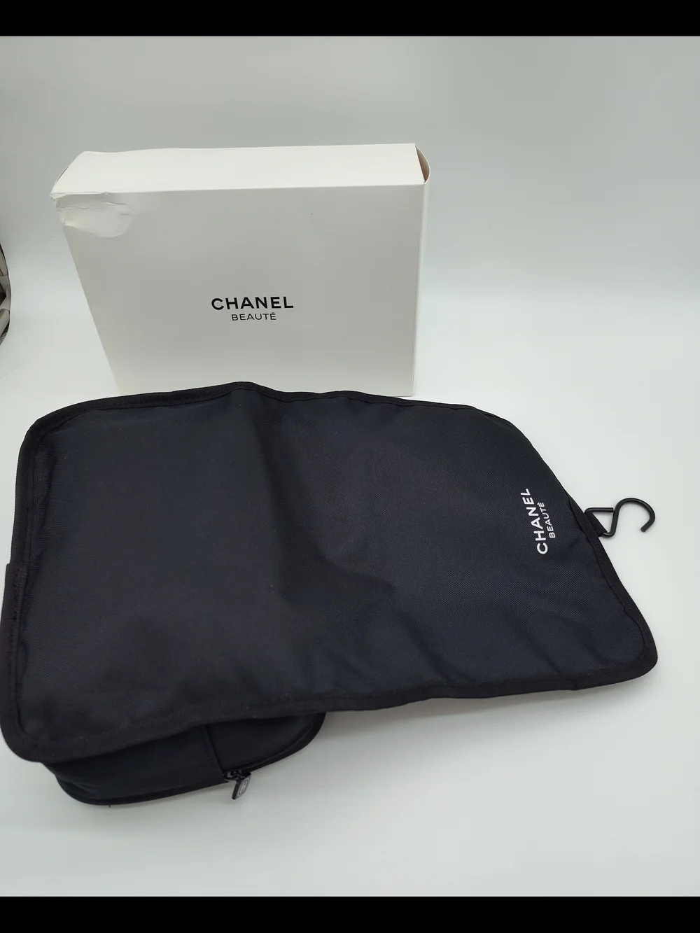 CHANEL black fold
